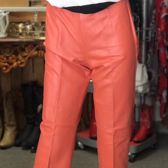 Vintage Leather Metrostyle 2pc Suit size 6 - Picture 6 of 8